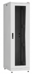 TLK TFR-426080-GMMM-R-GY - Напольный шкаф 19", 42U, стеклянная дверь, Ш600хВ2010хГ800мм, в разобранном виде, серый