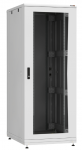 TLK TFR-428010-GMMM-R-GY - Напольный шкаф 19", 42U, стеклянная дверь, Ш800хВ2010хГ1000мм, в разобранном виде, серый