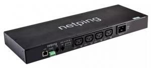 NetPing 8-PWR-220 v7.4-ETH - Устройство удаленного управления розетками по сети Ethernet/Internet с функцией автоматического ввода резервной линии электропитания (Switched Metered ATS IP PDU)