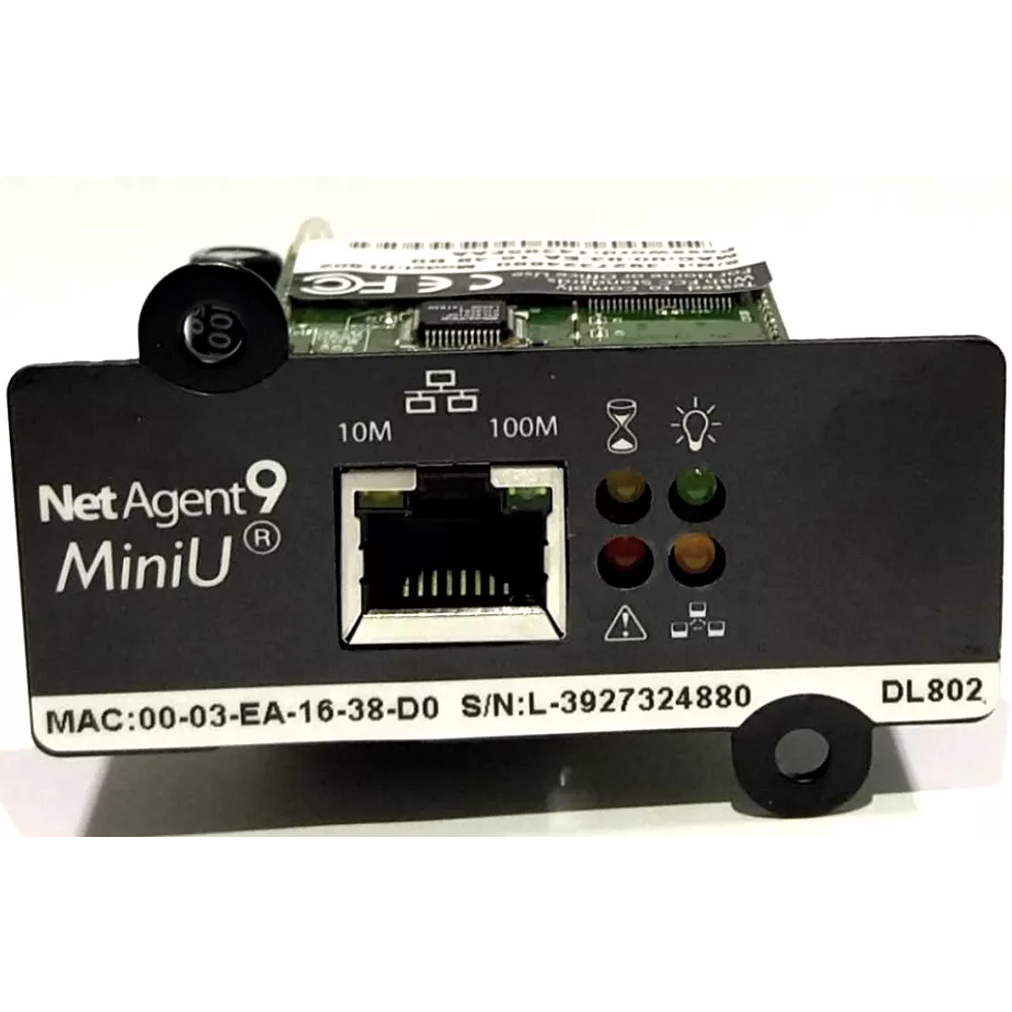 MEGATEC DL802 - SNMP карта для удаленного мониторинга и управления ИБП купить в Казани 	Модуль удаленного мониторинга SNMP DL802 для ИБП08-09-2022