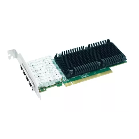 LR-Link LRES1023PF-4SFP28 - Сетевая карта 4 порта 25GBase-X купить в Казани 	LRES1023PF-4SFP28 - это четырехпортовый адаптер Fibre Server SFP28 Ethernet PCIe x16 4.0 на базе чи