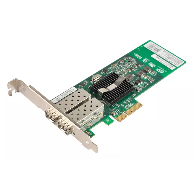LR-Link LREC9712HF-2SFP - Сетевая карта PCIe x4, 2 порта 1000BaseX, поддержка iSCSI, PXE, QoS, VLAN, Virtualization, управление SNMP, RMON. купить в Казани 	Работает с SFP модулями любого производителя, без привязки вендора*	Сетевой адаптер LR-Link LREC971