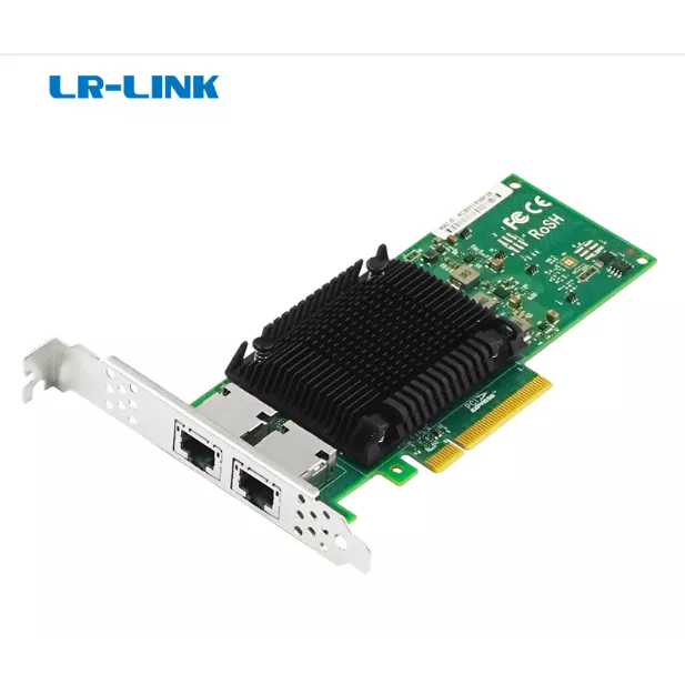 LR-Link LRES1012PT - Сетевая карта 2 порта 10GBase-T Ethernet PCIe X8 купить в Казани 	Ключевая Особенность			На основе главного двухпортового сетевого адаптера Intel 10G Ethernet,				Со