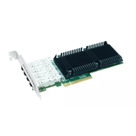 LR-Link LRES1027PF-4SFP28 - Сетевая карта 4 порта 25GBase-X купить в Казани 	LRES1027PF-4SFP28 - это четырехпортовый адаптер Fibre Server SFP28 Ethernet PCIe x8 4.0 на базе чип