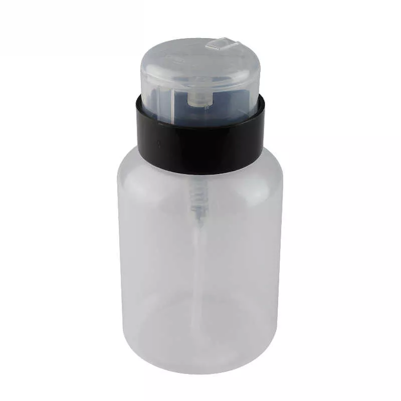 SNR-ADB-07 - Дозатор для спирта пластмассовый 200мл с помпой купить в Казани 	SNR-ADB-07 - герметичная, закрывающаяся емкость для хранения и работы с изопропиловым спиртом.	Доза