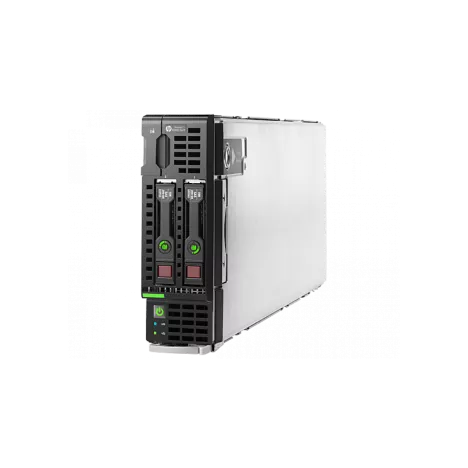 HPE BL460c Gen8 - Блейд-сервер, 2 процессора 10C E5-2680v2 2.80GHz /25MB, 8GT/s QPI, 128GB DRAM, HP Smart Array P220i/512MB FBWC, 2x10Gb 554FLB