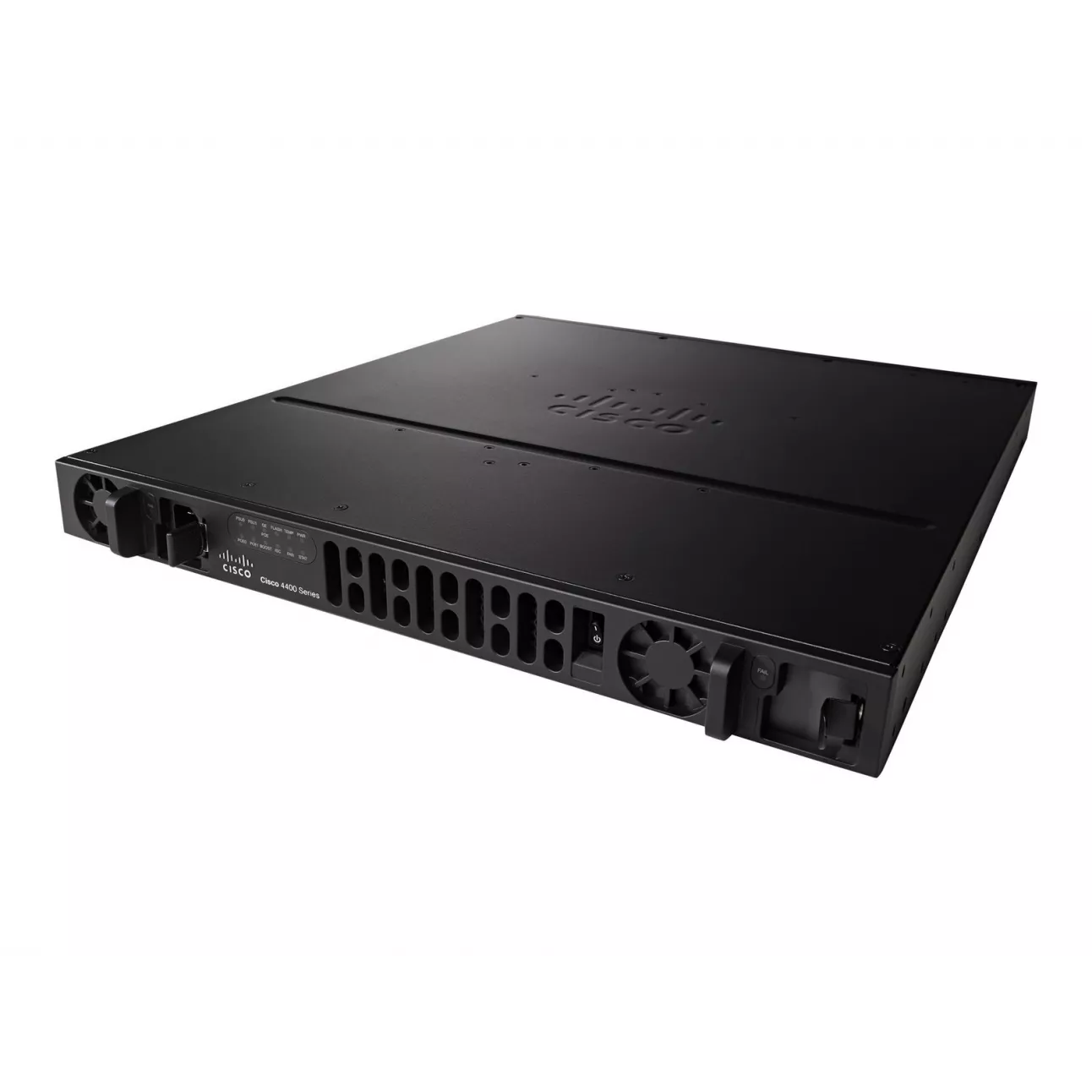 Cisco ISR4431 - Маршрутизатор, 4 комбо порта 10/100/1000BaseT/SFP, 2 порта  PoE, 3 слота NIM, 1 слот ISC