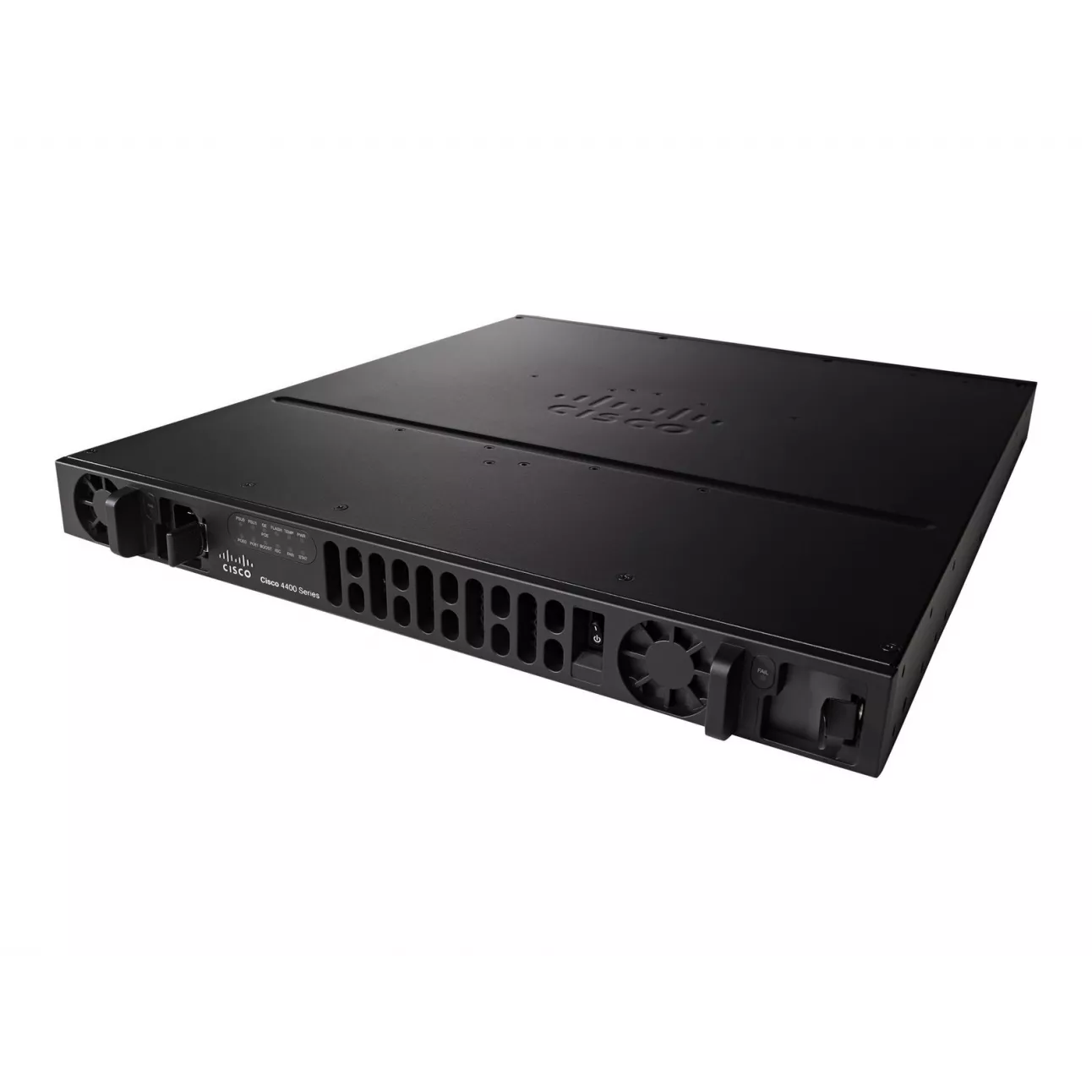 Cisco ISR4431 - Маршрутизатор, 4 комбо порта 10/100/1000BaseT/SFP, 2 порта PoE, 3 слота NIM, 1 слот ISC