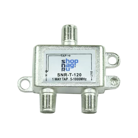 SNR-T-124 - Ответвитель абонентский на 1 отвод вносимое затухание IN-TAP 24dB.