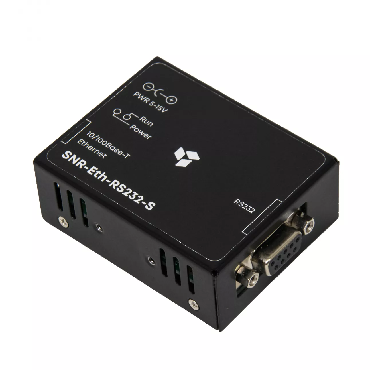 SNR-Eth-RS232-S - Конвертер интерфейсов RS232 - Ethernet, без БП, в металлическом корпусе купить в Казани 	Однопортовый преобразователь RS-232 в Ethernet в металлическом корпусе, осуществляет двустороннюю п