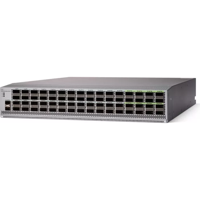 Cisco Nexus N9K-C9364C - Управляемый коммутатор Layer2, 2 порта 1/10G SFP+, 64 порта 40/100G QSFP28, блоки питания AC купить в Казани 	В комплект входит:	- Блок питания AC NXA-PAC-1200W-PI  (Port Side Intake) или NXA-PAC-1200W-PE (Por