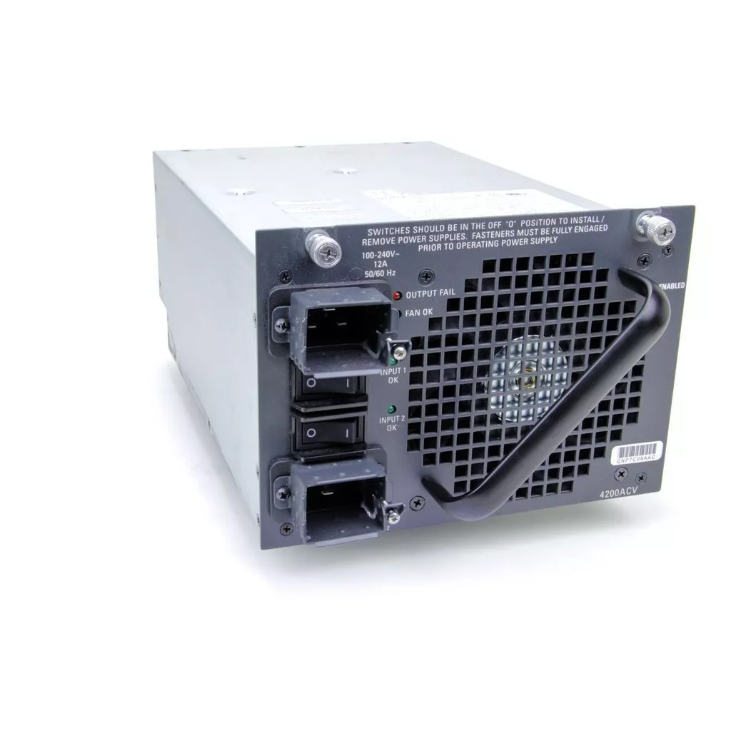 Cisco PWR-C45-4200ACV - Блок питания для Cisco Catalyst 4500 Series с поддержкой PoE купить в Казани 	Блок питания для Cisco Catalyst 4500 Series с поддержкой PoE до 3855Вт	Производитель: Cisco