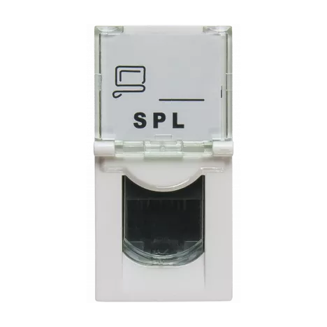 SPL 200006 - Розетка информационная UTP 1хRJ45 22.5х45 cat5e