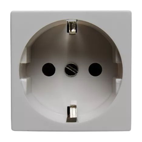 SPL 200001 - Розетка электрическая 2К+З (белый)