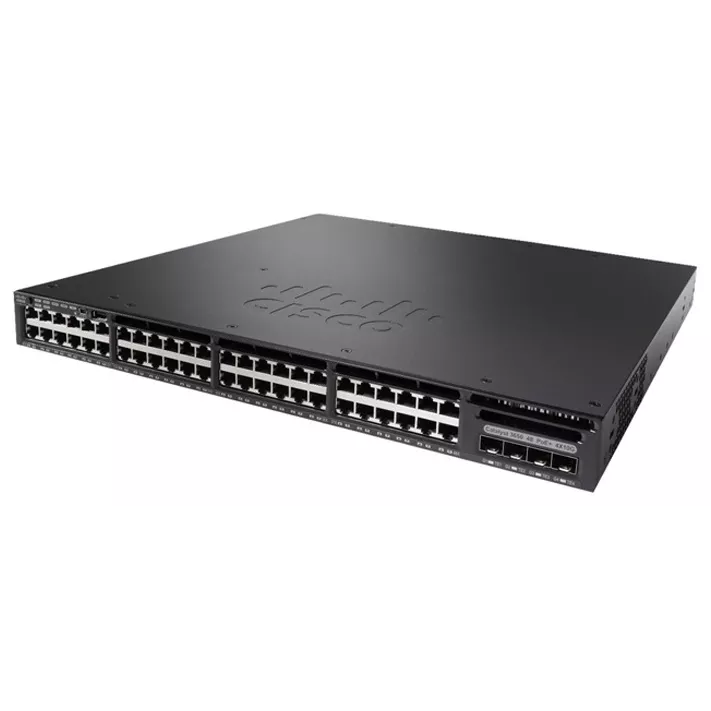Cisco Catalyst WS-C3650-48TS-S - Управляемый коммутатор Layer3, 48 портов 10/100/1000Base-T, аплинк 4 порта 1G SFP, блок питания 250Вт AC