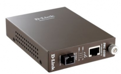 D-Link DMC-920R/B10A - WDM медиаконвертер с 1 портом 10/100Base-TX и 1 портом 100Base-FX с разъемом SC (ТХ: 1310 нм; RX: 1550 нм) для одномодового оптического кабеля (до 20 км)