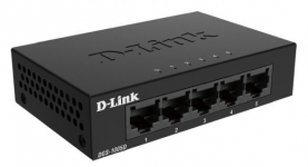 D-Link DGS-1005D/J2A - Неуправляемый коммутатор с 5 портами 10/100/1000Base-T купить в Казани 	ОписаниеНеуправляемый коммутатор DGS-1005D с 5 портами 10/100/1000Base-T представляет собой недорог