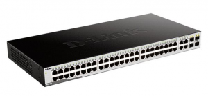 D-Link DGS-1052/A2A - Неуправляемый коммутатор с 48 портами 10/100/1000Base-T и 4 комбо-портами 100/1000Base-T/SFP