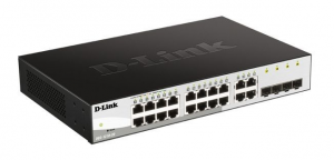 D-Link DGS-1210-20/F2A - Настраиваемый L2 коммутатор с 16 портами 10/100/1000Base-T и 4 комбо-портами 100/1000Base-T/SFP