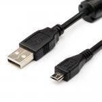 ATcom AT9174 - 0.8м, кабель USB 2.0 USB(Am)  microUSB (феррит) купить в Казани 	Тип кабеля USB Длина, 0,8м	Цвет черный	Тип разъема/контакта AM- AM Micro 5p	Тип упаковки - пакет	12