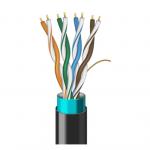 LigoWave Outdoor cable (DLB-CAT5E-CBL) - кабель витая пара F/UTP 4 пары, Кат.5e, 125МГц, одножильный, BC (чистая медь), 24AWG (0.51мм), внешний, PE, черный, 305м