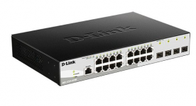 D-Link DGS-1210-20/ME/B1A - Управляемый L2 коммутатор с 16 портами 10/100/1000Base-T и 4 портами 1000Base-X SFP