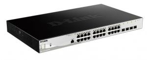 D-Link DGS-1210-28MP/ME/B2A - Управляемый L2 коммутатор с 24 портами 10/100/1000Base-T и 4 портами 1000Base-X SFP (24 порта PoE 802.3af/at, PoE-бюджет 370 Вт) купить в Казани 	ОписаниеКоммутатор DGS-1210-28MP/ME является идеальным решением для применения в сетях Metro Ethern
