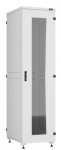 TLK TFI-476080-GHMH-R-GY - Напольный шкаф серии Lite II 19", 47U, стеклянная дверь, цельнометаллические двухуровневые стенки и задняя дверь, Ш600хВ2264хГ800мм, в разобранном виде, серый RAL7035