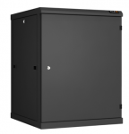 TLK TWC-156060-R-M-BK - Настенный разборный шкаф TLK 19", 15U, металлическая дверь, Ш600хВ770хГ600мм, 2 пары монтажных направляющих, черный