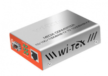 Wi-Tek WI-MC111GP - Медиаконвертер 1000-Base-T c PoE 802.3af/at 1000Base-FX с SFP-портом