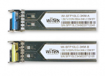 Wi-Tek WI-SFP10LC-3KM - Модуль SFP WDM, дальность до 3км (6dB), комплект 2шт 1310/1550нм, LC разъемы