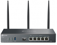TP-Link ER706W - VPN‑маршрутизатор Omada с гигабитными портами и поддержкой Wi‑Fi AX3000 купить в Казани 	Описание			Два диапазона Wi‑Fi: до 574 Мбит/с на диапазоне 2,4 ГГц и до 2402 Мбит/с на диапазоне 5 