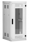 NETLAN EC-FZ-246060-GMM-GY - Напольный шкаф 19", 24U, стеклянная дверь, цельнометаллические стенки, Ш600хВ1242хГ600мм, в разобранном виде, серый