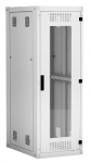 NETLAN EC-FZ-336080-GMM-GY - Напольный шкаф 19", 33U, стеклянная дверь, цельнометаллические стенки, Ш600хВ1641хГ800мм, в разобранном виде, серый
