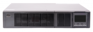 GIGALINK GL-UPS-OL01pf-1-1/3*9a - Online источник бесперебойного питания 1000ВА/1000Вт (1/1 однофазный), ток зарядного устройства 1-12А, 2U, глубина 410 мм, 3 акб 12В 9Ач