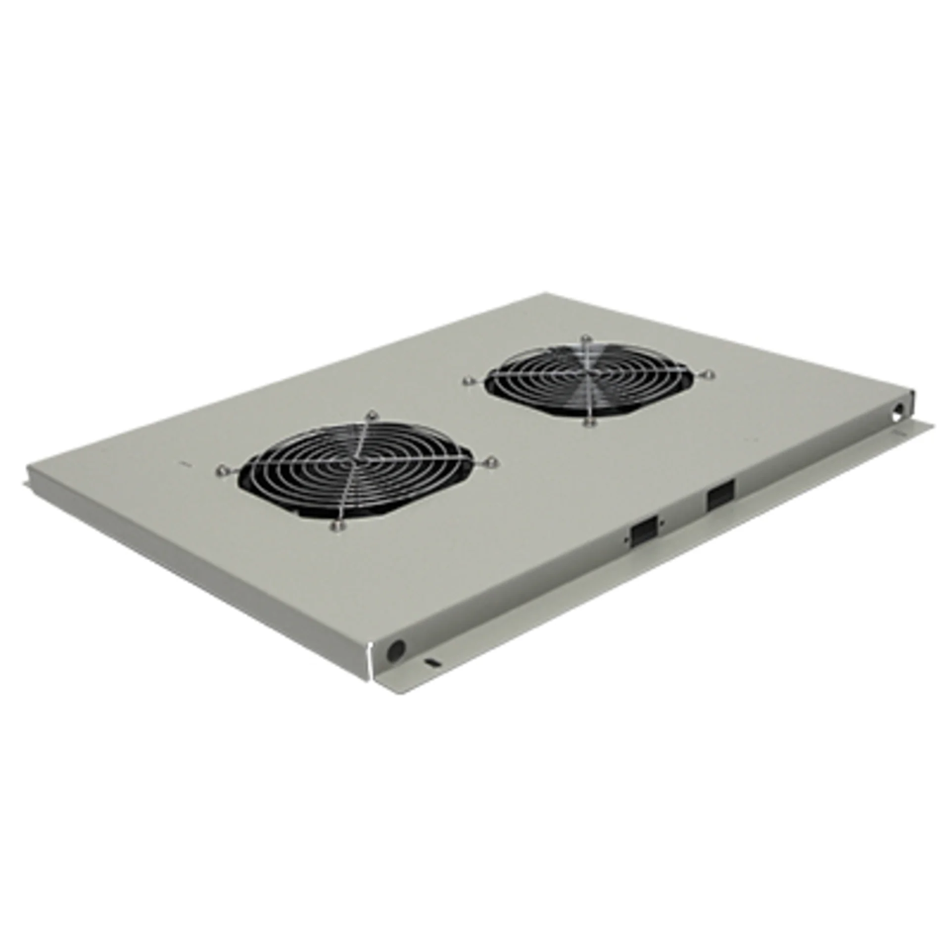 SNR-SHELF-2F-600G - Блок вентиляторов для шкафов TFC глубиной 600мм, 2 вентилятора, серый