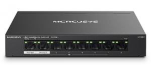 Mercusys MS108GP - Настольный коммутатор с 8 гигабитными портами (7 портов PoE+)