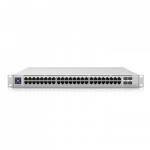 Ubiquiti UniFi Switch Enterprise 48 PoE (USW-Enterprise-48-PoE) - PoE-коммутатор в стойку, 48х2.5G RJ45, 4х10G SFP+, раздача 720Вт купить в Казани 	Описание Ubiquiti UniFi Switch Enterprise 48 PoE			Управляемый гигабитный коммутатор Layer 3 с авто