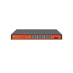 Wi-Tek WI-PCES326GF - Коммутатор настраиваемый PoE 370Вт, порты 24 PoE GE + 2 SFP, Easy Smart