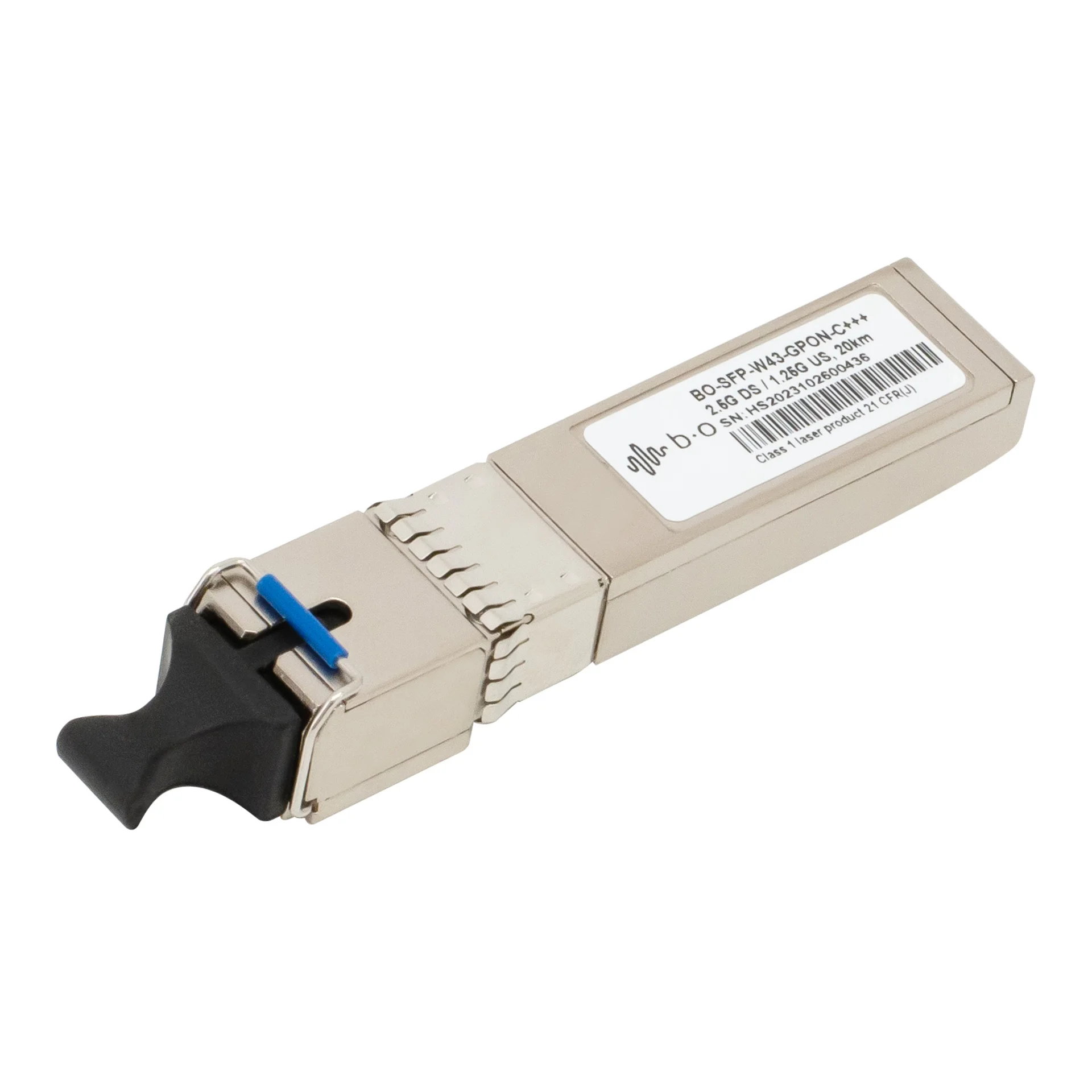 B-Optix BO-SFP-W43-GPON-C+++ - Модуль SFP WDM GPON, дальность до 20км, Tx/Rx: 1490/1310нм