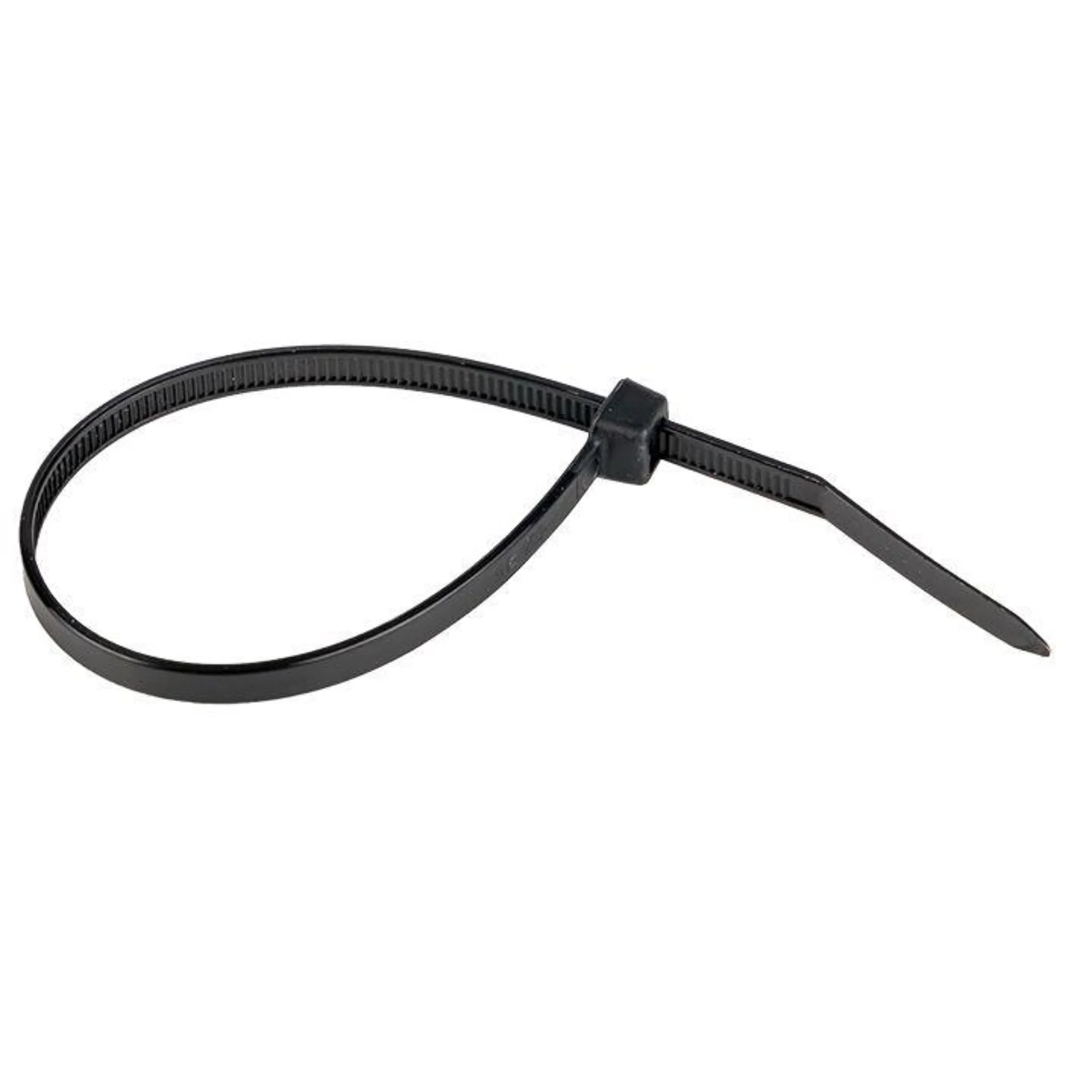 EKF plc-cb-4.8x200 - Хомут кабельный 4.8х200 нейл. черн. (уп.100шт)