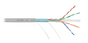 NIKOMAX NMC 4240A-GY - Кабель F/UTP 4 пары, Кат.6 (Класс E), тест по ISO/IEC, 250МГц, одножильный, BC (чистая медь), 23AWG (0,55мм), поливинилхлорид, внутренний, серый, 305м купить в Казани 	Описание:4-я серия включает в себя экранированные и неэкранированные кабели категорий 5, 5e, 6, 6A,