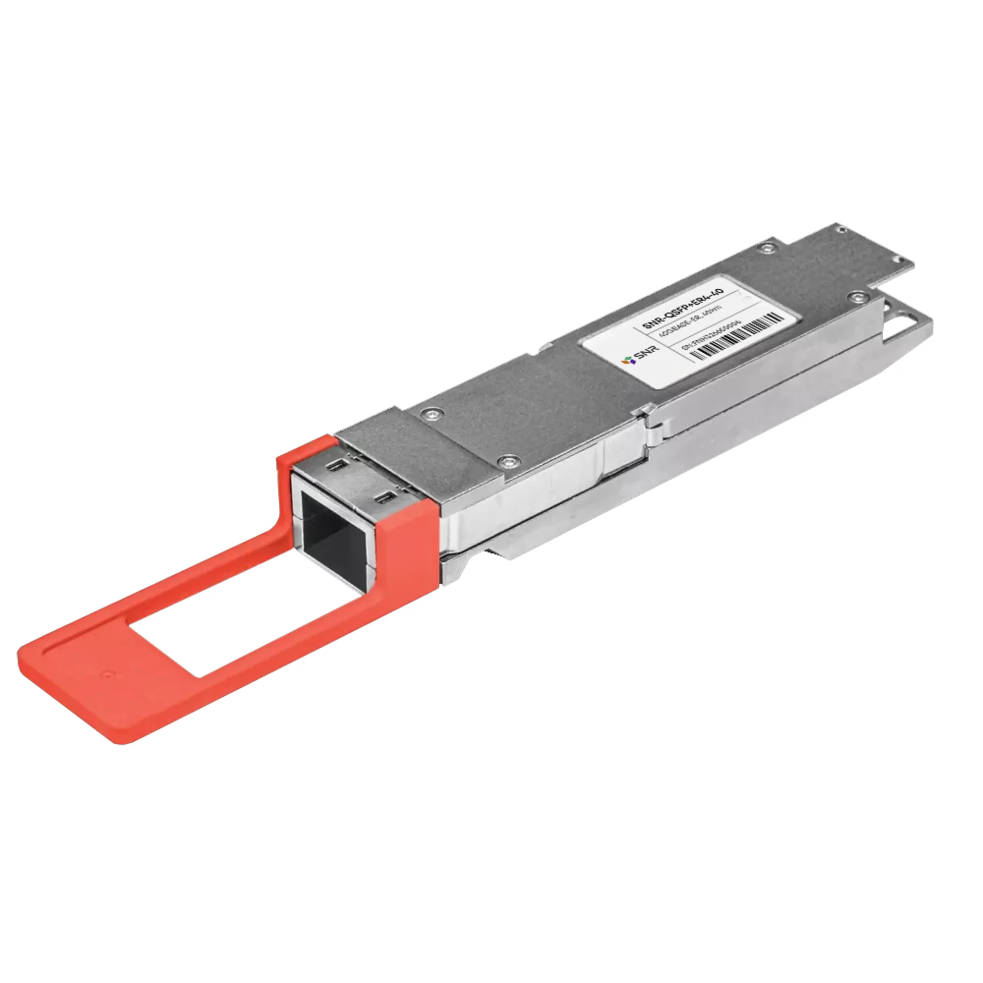 SNR-QSFP+ER4-40 - Двухволоконный модуль, QSFP+ 40GBASE-ER4, разъем LC, дальность до 40км