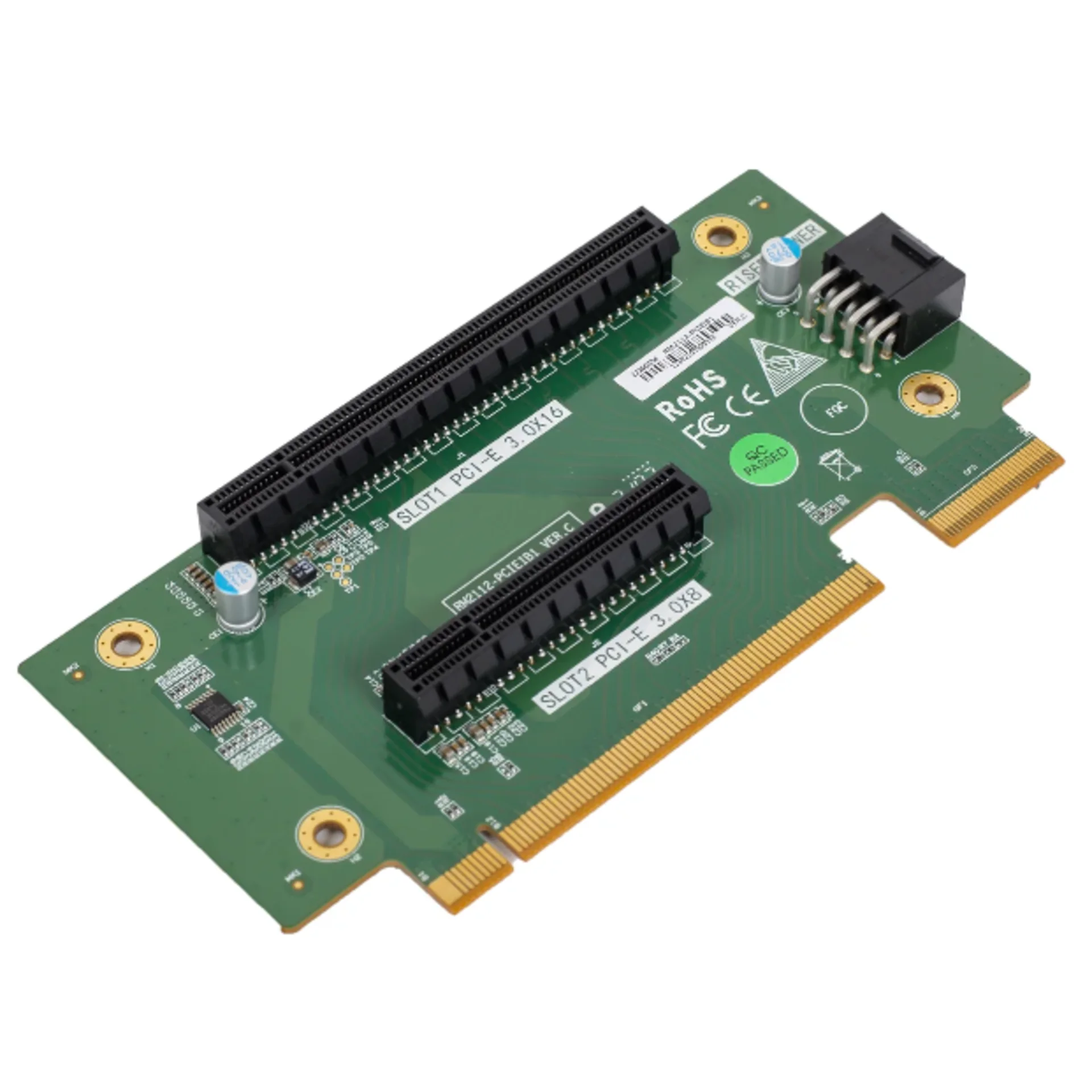 SNR-RM2112-PCIEIB1 - Адаптер 1x PCI-Ex16 / 1x PCI-Ex8 для серверов SNR 2U серии RS/RE RM2112-PCIEIB1 PCBA VER.B купить в Казани 	Адаптер 1x PCI-Ex16 / 1x PCI-Ex8 для серверов SNR 2U серии RS/RE										Характеристики