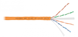 NIKOMAX NMC 9140C-OR - Кабель U/UTP 4 пары, Кат.6 (Класс E), тест по ISO/IEC, 250МГц, одножильный, BC (чистая медь), 23AWG (0,57мм), полимерный материал нг(А)-HF, внутренний, оранжевый, 305м купить в Казани 	Описание:Кабели 9-й серии по праву являются флагманами модельного ряда и подходят для СКС любой кат