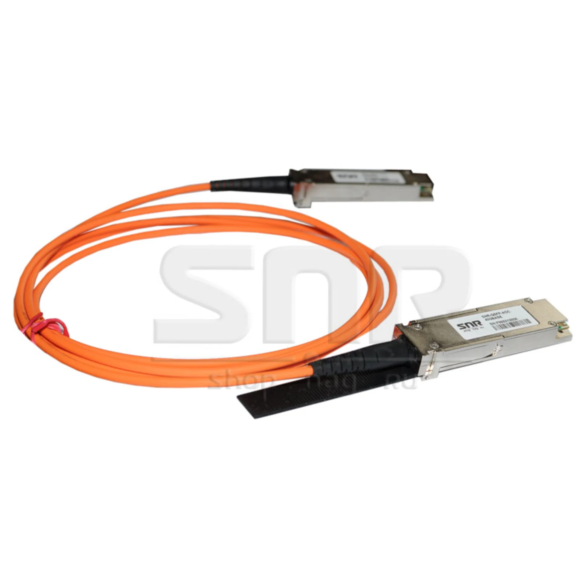 SNR-QSFP+AOC-1 - Напрямую соединенный AOC модуль , QSFP+ 40GBase-SR4, дальность до 1М.