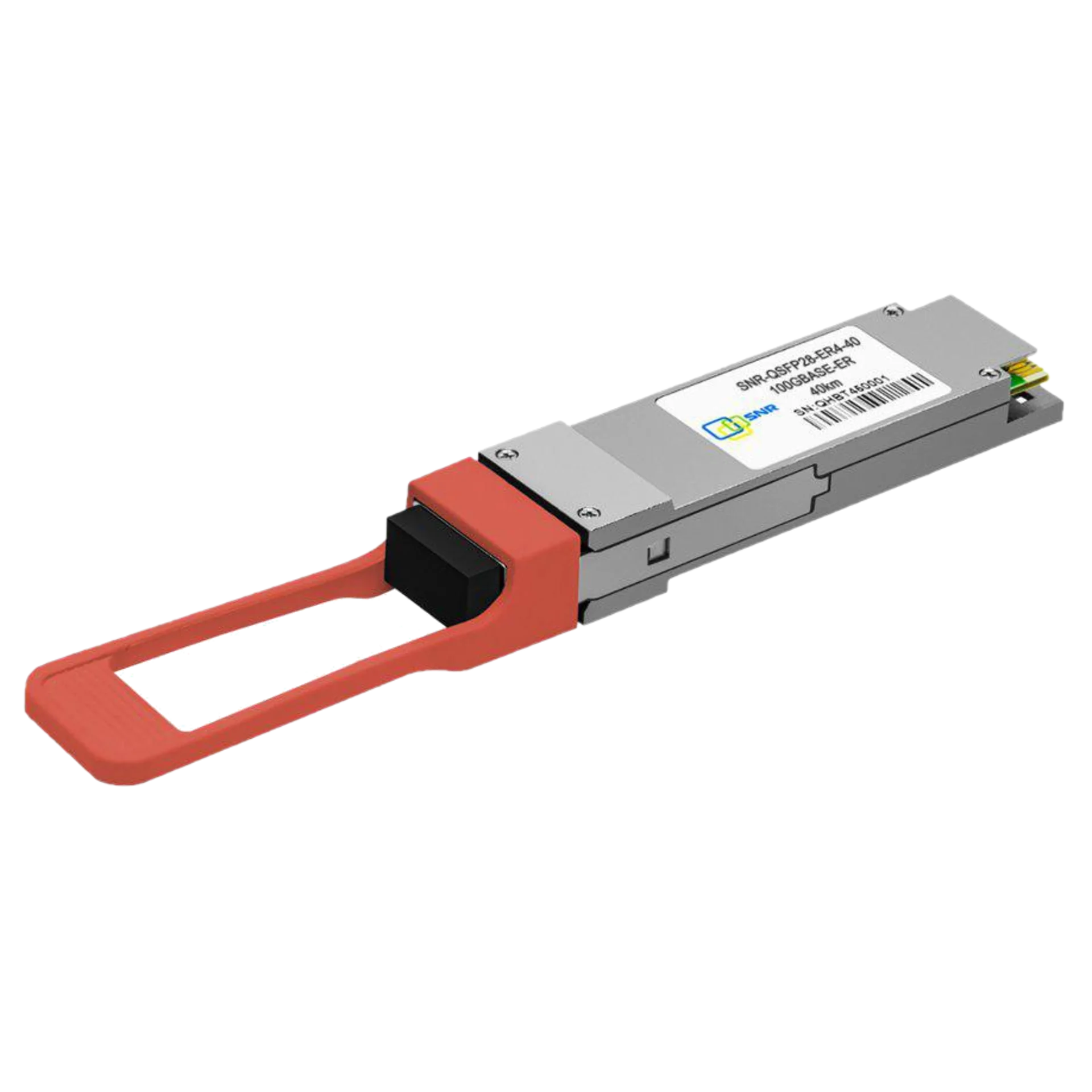 SNR-QSFP28-D55-2 - Модуль, QSFP28 100GBASE, DWDM, Tx: 1533,47нм, разъем LC дальность до 2км