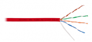 NIKOMAX NMC 9100C-RD - Кабель U/UTP 4 пары, Кат.5e (Класс D), тест по ISO/IEC, 100МГц, одножильный, BC (чистая медь), 24AWG (0,52мм), полимерный материал нг(А)-HF, внутренний, красный, 305м купить в Казани 	Описание:Кабели 9-й серии по праву являются флагманами модельного ряда и подходят для СКС любой кат