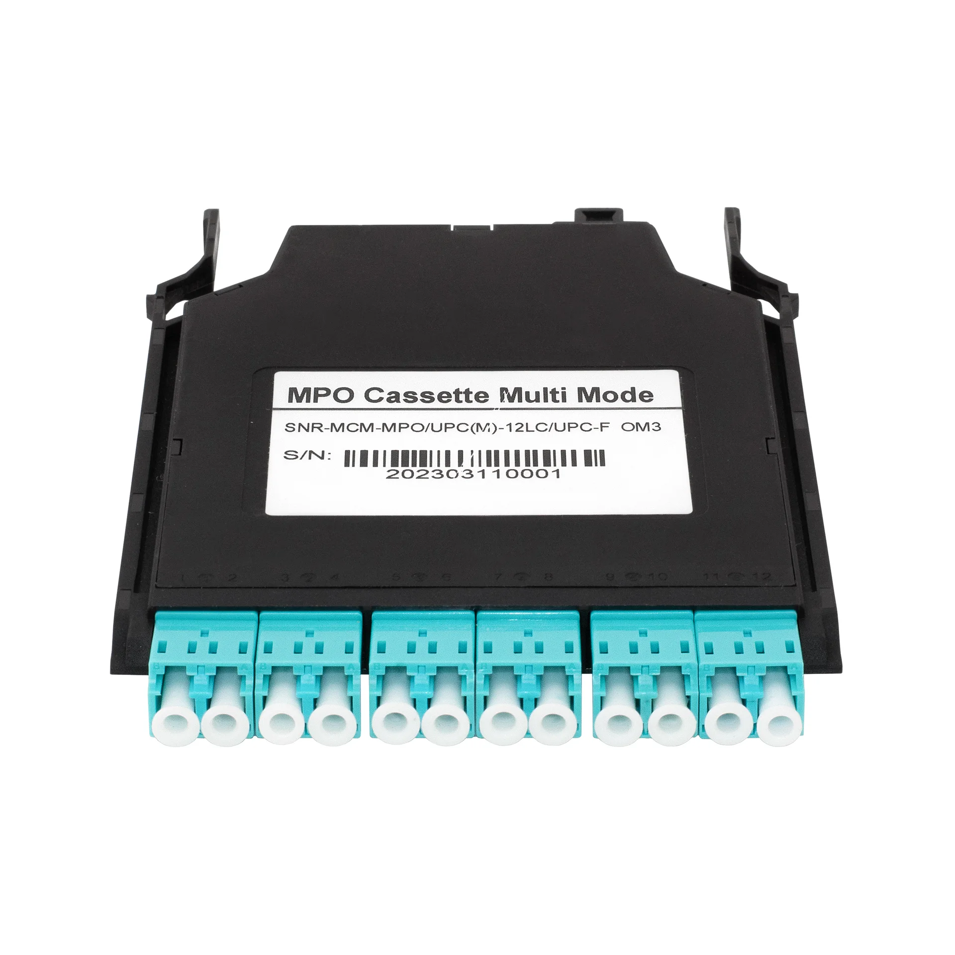 SNR-MCM-MPO/UPC(M)-12LC/UPC-FL - Кассета распределительная MPO/UPC на 12LC/UPC портов MM для SNR-CMP-144P-FL