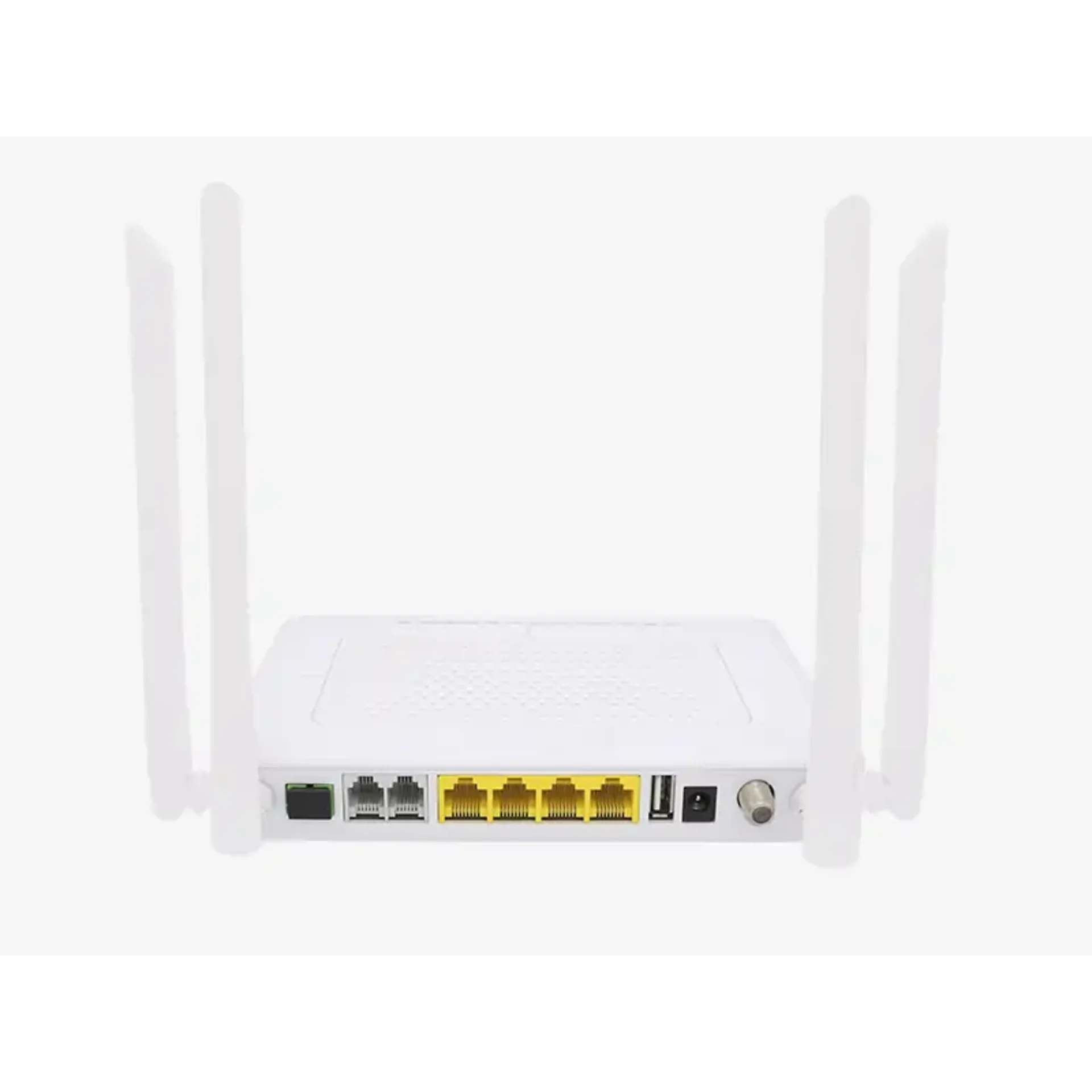 SNR-ONU-GPON-4G-2P-DW-RF - Абонентский терминал ONU GPON, 4 порта 10/100/1000Base-T, 2 порта POTS, WiFi 2.4/5, RF